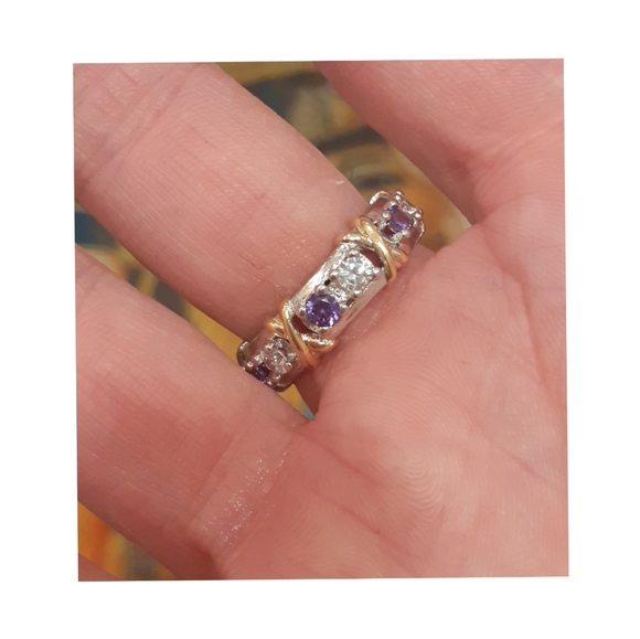 💋NEW CZ EMBELLISHED RING - Picture 9 of 11